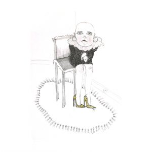 Dibujo: ESPERANDO LA INSPIRACIÓN